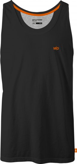 Motley Denim Madrid Tank top Black - T-shirts - Stora T-shirts - 2XL-14XL