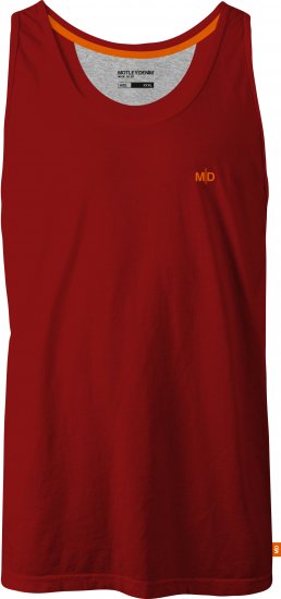 Motley Denim Madrid Tank top Red - T-shirts - Stora T-shirts - 2XL-14XL