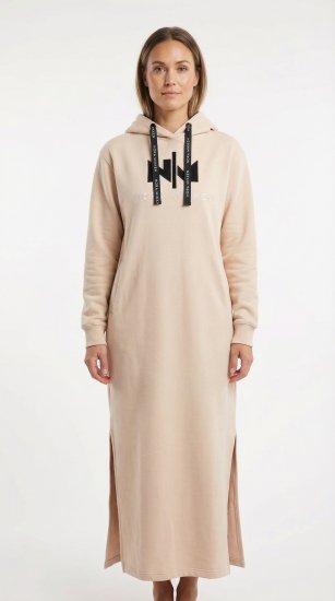 Nora Mikken MARI Maxi Hoodie Dress Light Pink - Tröjor & hoodies - 