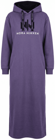 Nora Mikken MARI Maxi Hoodie Dress Purple - Tröjor & hoodies - 