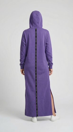 Nora Mikken MARI Maxi Hoodie Dress Purple - Tröjor & hoodies - 