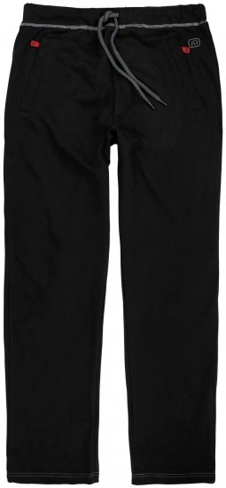 Adamo Markus Sweatpants with draw-cord Black - Mjukisbyxor och -shorts - Mjukisbyxor & Mjukisshorts 2XL-12XL