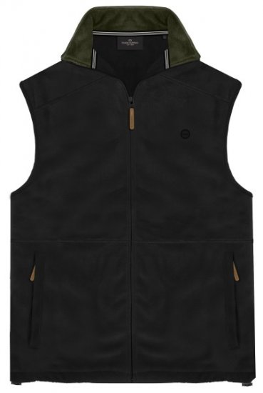 Double Outfitters MFT-7089 Sleeveless Fleece Vest Black - Jackor - Stora jackor - 2XL-12XL