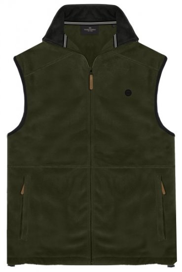Double Outfitters MFT-7089 Sleeveless Fleece Vest Khaki - Jackor - Stora jackor - 2XL-12XL