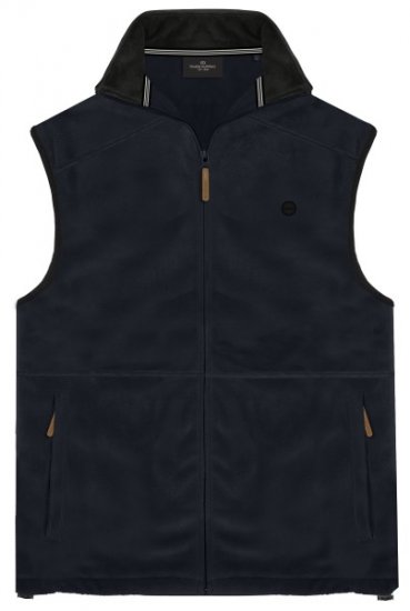 Double Outfitters MFT-7089 Sleeveless Fleece Vest Navy - Jackor - Stora jackor - 2XL-12XL