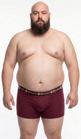 20 Nodi 979 Boxerkalsonger 3-pack Vinröd/Grå/Mörkblå - Boxershorts - Boxershorts för herrar i stora storlekar