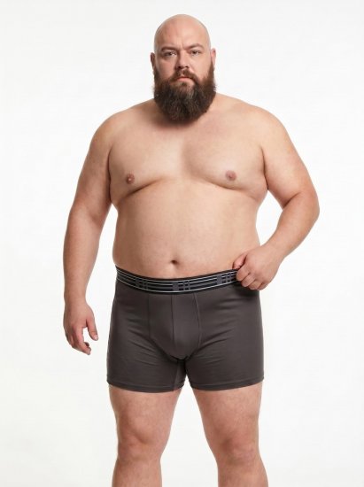 20 Nodi 979 Boxerkalsonger 3-pack Vinröd/Grå/Mörkblå - Boxershorts - Boxershorts för herrar i stora storlekar