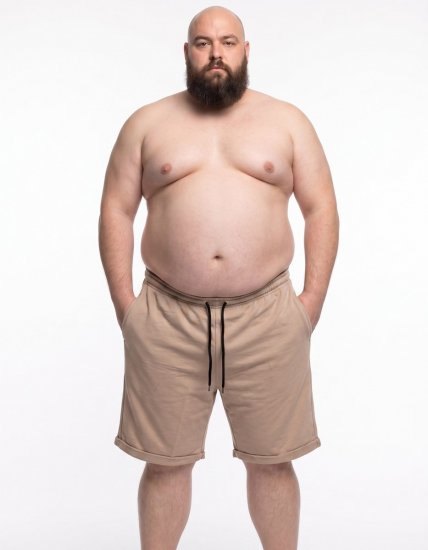 20 Nodi Bora Mjukisshorts Beige - Mjukisbyxor och -shorts - Mjukisbyxor & Mjukisshorts 2XL-12XL