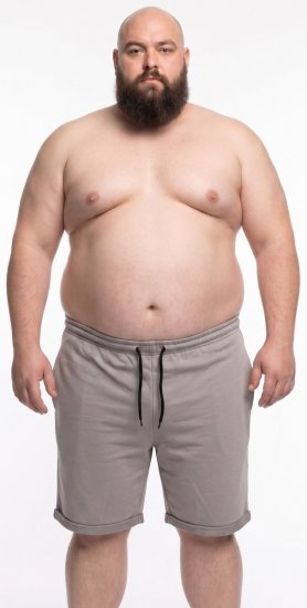 20 Nodi Bora Mjukisshorts Grå - Mjukisbyxor och -shorts - Mjukisbyxor & Mjukisshorts 2XL-12XL