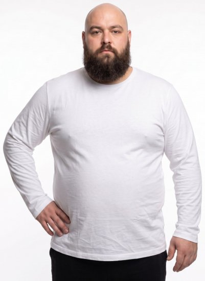 20 Nodi Carbino Långärmad t-shirt Vit - Träningskläder - Träningskläder i stora storlekar