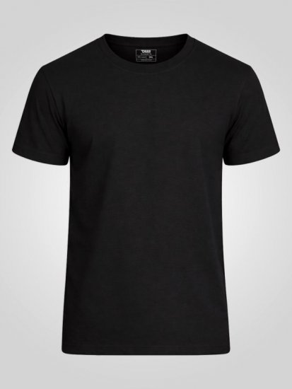 D555 Smartly T-shirt med rund hals Svart 5-pack - T-shirts - Stora T-shirts - 2XL-14XL