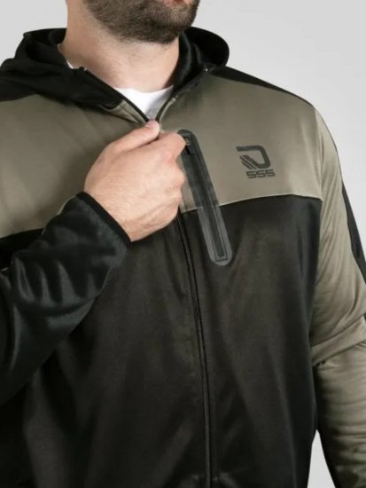 D555 Southport Hoodie med dragkedja Svart - Tröjor & hoodies - Stora hoodies & tröjor - 2XL-14XL