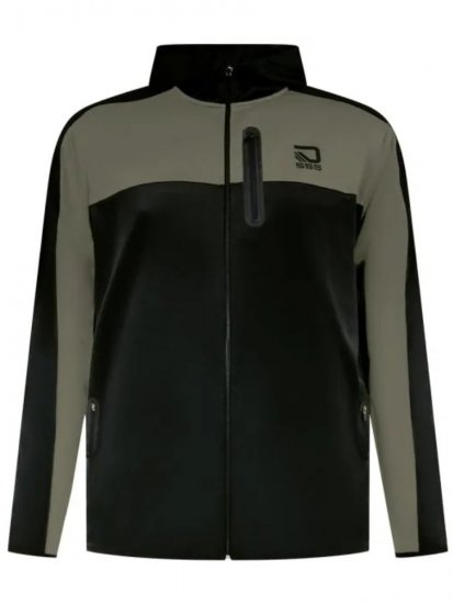 D555 Southport Hoodie med dragkedja Svart - Tröjor & hoodies - Stora hoodies & tröjor - 2XL-14XL