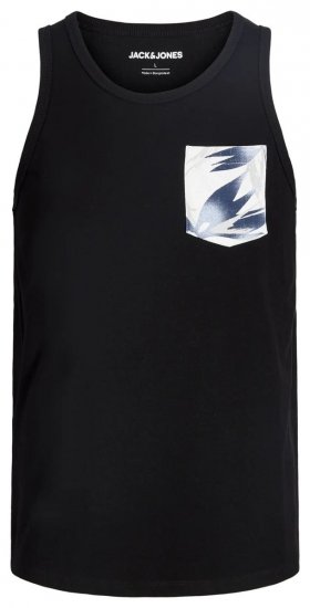 Jack & Jones Honolulu Pocket Tanktop Black - T-shirts - Stora T-shirts - 2XL-14XL