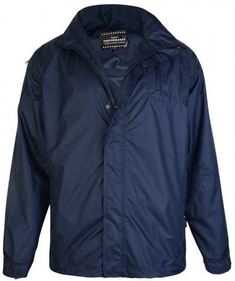 Kam Jeans KV01 Regnjacka Mörkblå TALL - HERRKLÄDER MT-6XLT - Kläder för långa män