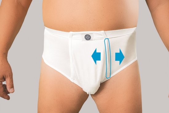 20 Nodi Combed Cotton Jersey Briefs with High Side Cut and Side Opening White - Underkläder & badkläder - Stora underkläder för män