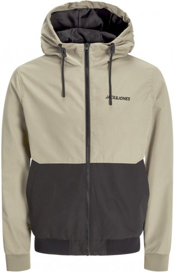 Jack & Jones Rush Bomber Hoodie Grey - Jackor - Stora jackor - 2XL-12XL