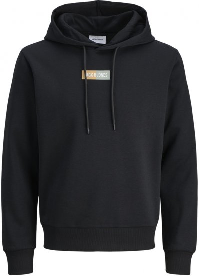 Jack & Jones Pan Hoodie Black - Tröjor & hoodies - Stora hoodies & tröjor - 2XL-14XL