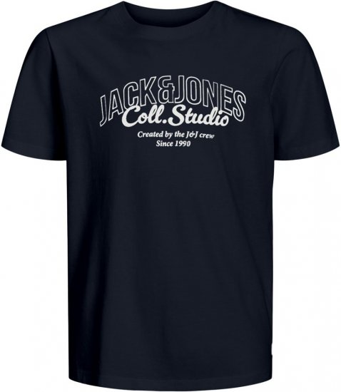Jack & Jones Makoto T-shirt Blue - T-shirts - Stora T-shirts - 2XL-14XL