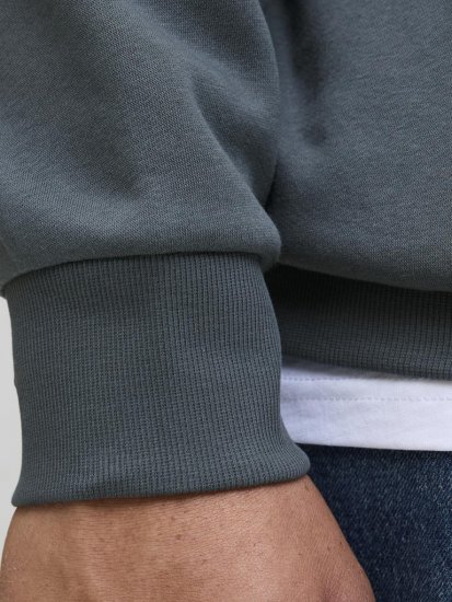 Jack & Jones 2 COL LOGO Hoodie Grey - Tröjor & hoodies - Stora hoodies & tröjor - 2XL-14XL