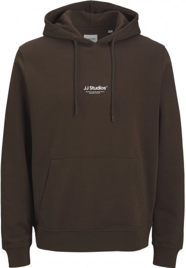 Jack & Jones Soho Hoodie Brown - Tröjor & hoodies - Stora hoodies & tröjor - 2XL-14XL