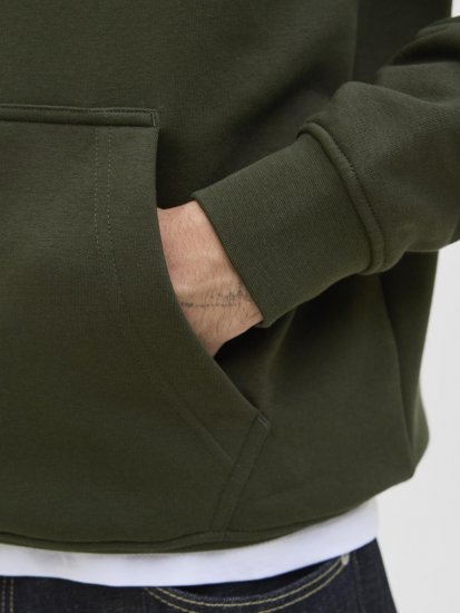 Jack & Jones Soho Hoodie Green - Tröjor & hoodies - Stora hoodies & tröjor - 2XL-14XL