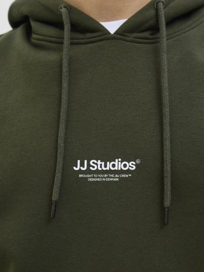 Jack & Jones Soho Hoodie Green - Tröjor & hoodies - Stora hoodies & tröjor - 2XL-14XL