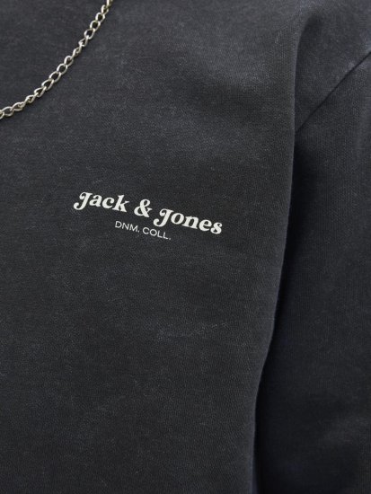 Jack & Jones Dover Sweatshirt Black - Tröjor & hoodies - Stora hoodies & tröjor - 2XL-14XL