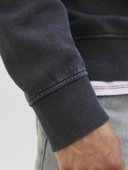 Jack & Jones Dover Sweatshirt Black - Tröjor & hoodies - Stora hoodies & tröjor - 2XL-14XL