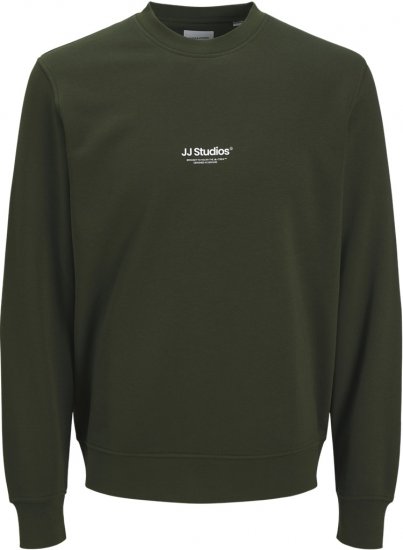 Jack & Jones Soho Sweatshirt Green - Tröjor & hoodies - Stora hoodies & tröjor - 2XL-14XL