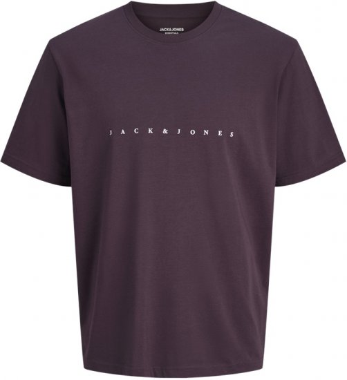Jack & Jones STAR T-Shirt Purple - T-shirts - Stora T-shirts - 2XL-14XL