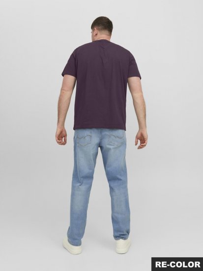 Jack & Jones STAR T-Shirt Purple - T-shirts - Stora T-shirts - 2XL-14XL