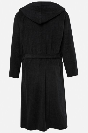 JP1880 Bathrobe Terry Black - Underkläder & badkläder - Stora underkläder för män