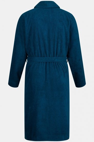 JP1880 Bathrobe Terry Navy - Morgonrockar/badrockar/handdukar - Morgonrockar/badrockar för herrar i stora storlekar
