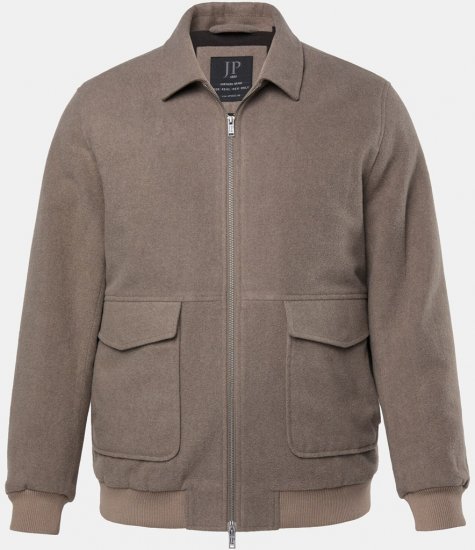 JP1880 Blouson Jacket Lightweight and Warm Brown - Jackor - Stora jackor - 2XL-12XL