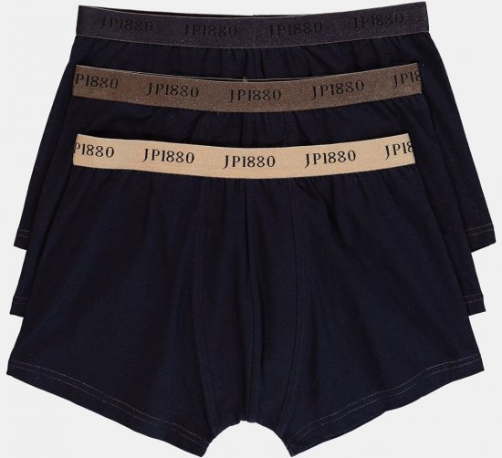 JP1880 FLEXNAMIC OEKO-TEX Boxer Shorts 3-Pack Dark Navy - Underkläder & badkläder - Stora underkläder för män
