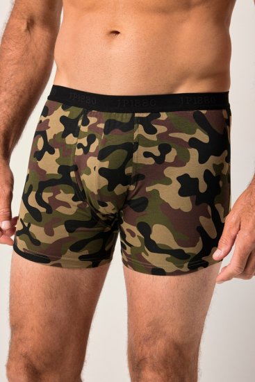 JP1880 FLEXNAMIC OEKO-TEX Boxer Shorts 2-Pack Green - Underkläder & badkläder - Stora underkläder för män
