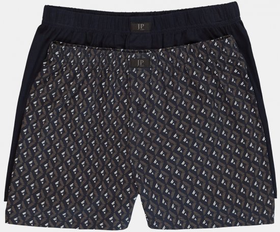 JP1880 OEKO-TEX Boxer Shorts Jersey 2-Pack Navy - Underkläder & badkläder - Stora underkläder för män
