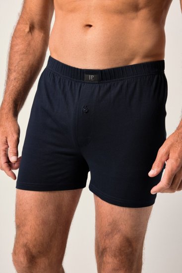 JP1880 OEKO-TEX Boxer Shorts Jersey 2-Pack Navy - Underkläder & badkläder - Stora underkläder för män