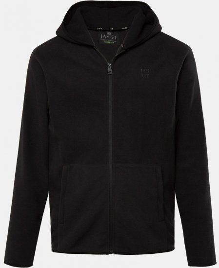 JAY-PI Ultra-light Fleece Jacket Black - Tröjor & hoodies - Stora hoodies & tröjor - 2XL-14XL