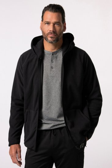 JAY-PI Ultra-light Fleece Jacket Black - Tröjor & hoodies - Stora hoodies & tröjor - 2XL-14XL