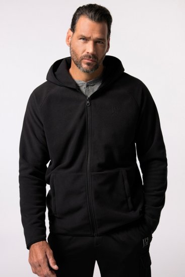 JAY-PI Ultra-light Fleece Jacket Black - Tröjor & hoodies - Stora hoodies & tröjor - 2XL-14XL