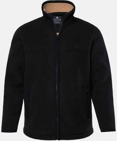 JAY-PI Level 4 Fleece Jacket Black - Träningskläder & friluft - Träningskläder till herr i stora storlekar