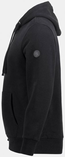 JAY-PI Hoodie with Soft Brushed Interior Black - Tröjor & hoodies - Stora hoodies & tröjor - 2XL-14XL