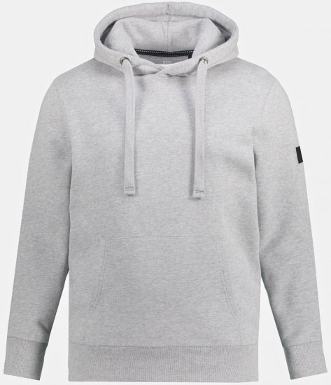 JAY-PI Hoodie with Soft Brushed Interior Grey - Tröjor & hoodies - Stora hoodies & tröjor - 2XL-14XL