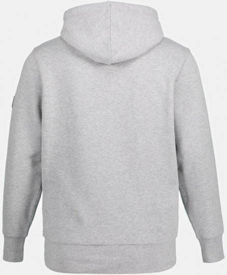 JAY-PI Hoodie with Soft Brushed Interior Grey - Tröjor & hoodies - Stora hoodies & tröjor - 2XL-14XL