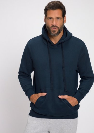 JAY-PI Hoodie with Soft Brushed Interior Navy - Tröjor & hoodies - Stora hoodies & tröjor - 2XL-14XL