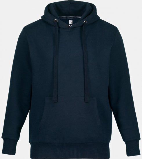 JAY-PI Hoodie with Soft Brushed Interior Navy - Tröjor & hoodies - Stora hoodies & tröjor - 2XL-14XL