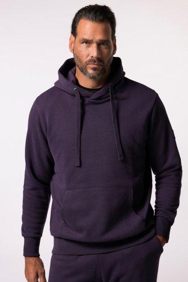 JAY-PI Hoodie with Soft Brushed Interior Purple - Tröjor & hoodies - Stora hoodies & tröjor - 2XL-14XL