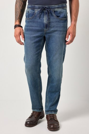 JP1880 FLEXNAMIC Straight Fit Jeans with Stretch Waist - Jeans & byxor - Stora Jeans och Stora Byxor